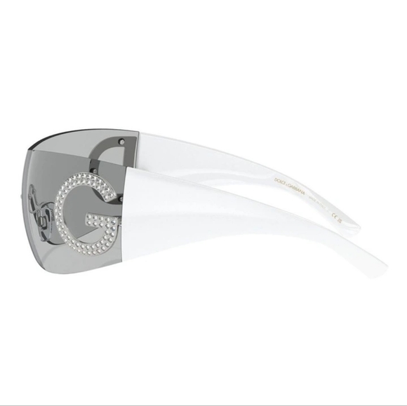 NEW DOLCE&GABBANA SILVER UNISEX SUNGLASSES DG2298B 06/87 EYEWEAR - Picture 3 of 5